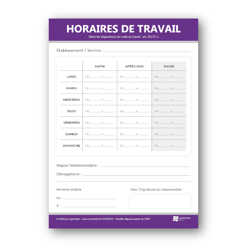 découvrez nos horaires d'ouverture : consultez les heures d'accès pour planifier votre visite en toute sérénité et ne manquez pas une occasion de profiter de nos services.