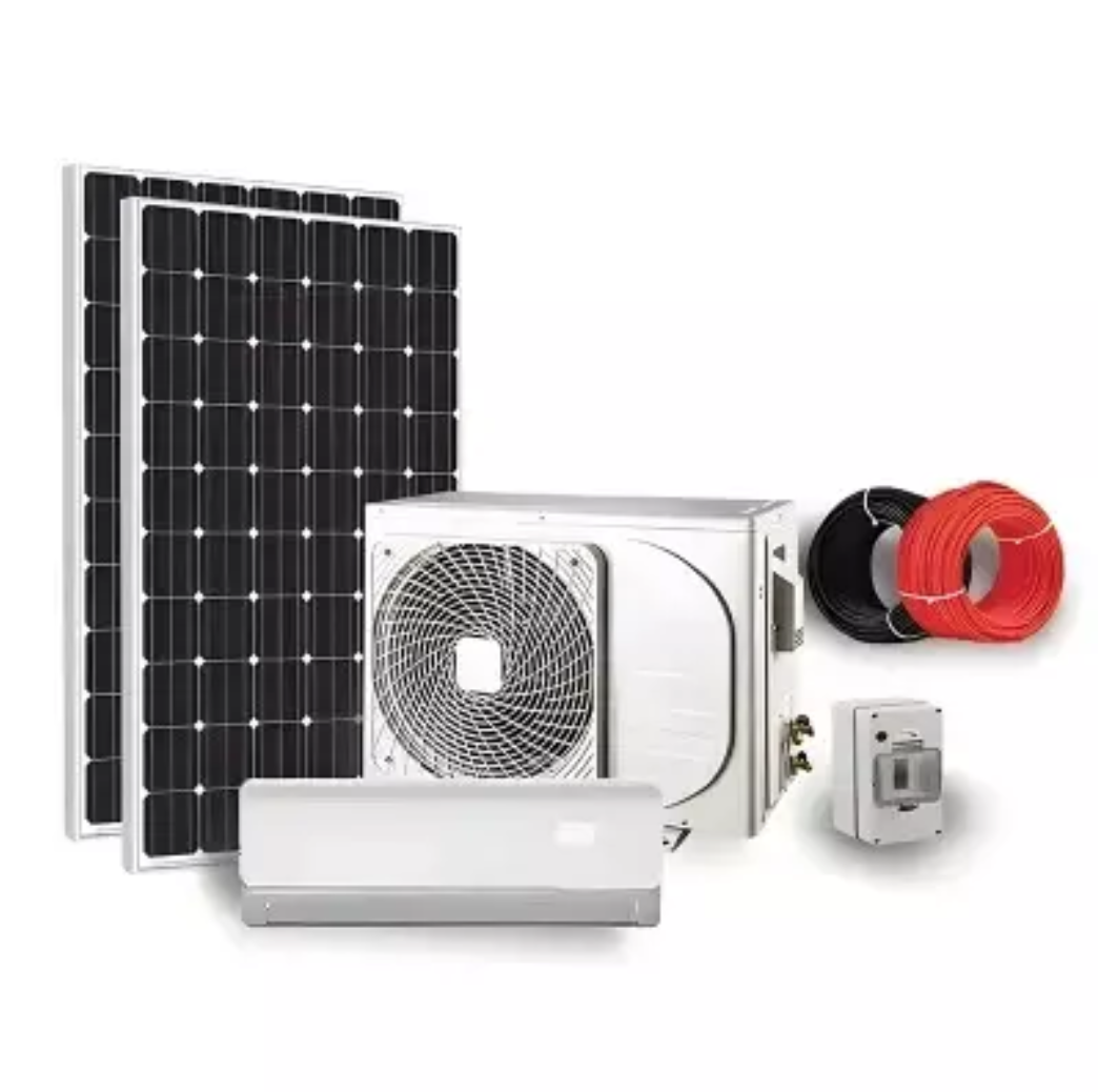 découvrez notre kit solaire climatiseur, une solution innovante pour réduire votre consommation d'énergie tout en profitant d'un confort optimal. écologique et économique, ce kit vous permet de rafraîchir votre espace tout en utilisant l'énergie solaire. optez pour une climatisation durable dès aujourd'hui !
