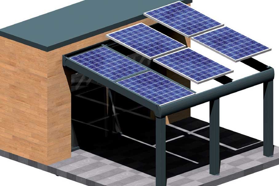 découvrez notre pergola solaire alliant esthétisme et fonctionnalité. profitez d'un espace extérieur ombragé tout en bénéficiant d'une solution énergétique durable et respectueuse de l'environnement. transformez votre jardin en un lieu de détente moderne grâce à nos pergolas solaires innovantes.