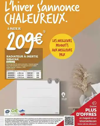 découvrez notre sélection de radiateurs chez bricomarché, alliant performance et esthétisme pour répondre à tous vos besoins de chauffage. profitez d’un confort optimal tout en réalisant des économies d'énergie grâce à nos modèles variés adaptés à votre intérieur. faites le choix de la qualité avec nos produits fiables et durables.