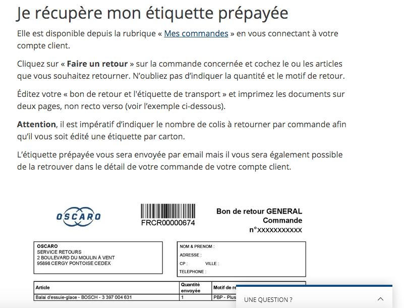 découvrez notre guide complet sur le remboursement chez oscaro. obtenez des conseils pratiques et des astuces pour faciliter vos démarches de remboursement sur votre commande de pièces auto. un service client réactif et à votre écoute pour répondre à toutes vos questions.