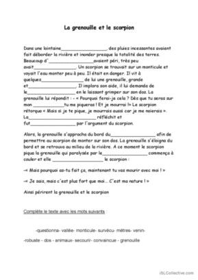 découvrez le fascinant monde du scorpion grenouille grâce à notre pdf informatif. plongez dans ses caractéristiques uniques, son habitat et ses comportements intrigants. parfait pour les passionnés de la faune et de la nature!