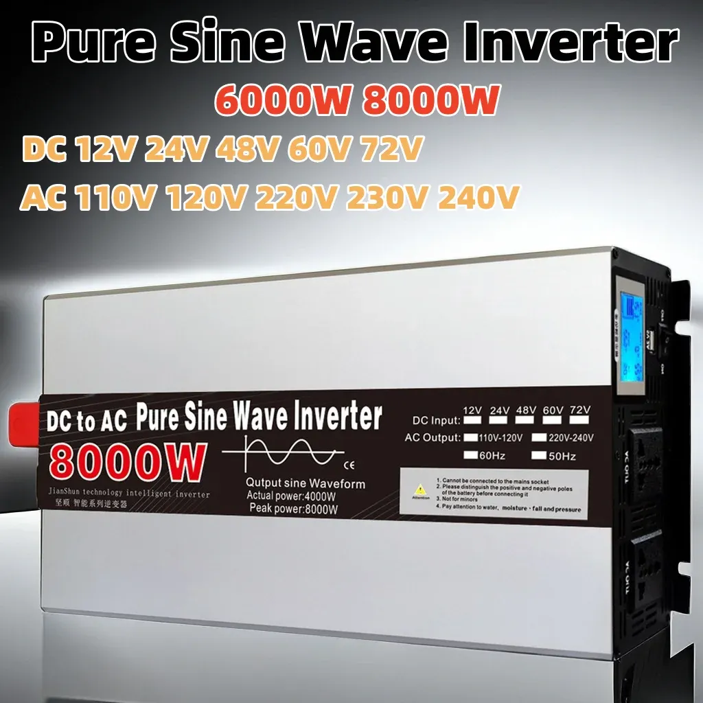 découvrez notre convertisseur 6000w, idéal pour transformer l'énergie électrique en toute sécurité. parfait pour vos besoins domestiques ou pour des applications industrielles. robuste, fiable et facile à utiliser, il vous offre une solution énergétique performante.