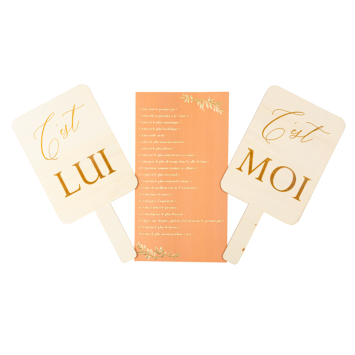 découvrez le jeu 'elle et lui', une expérience ludique et interactive qui explore les relations entre les genres. participez à des défis, répondez à des questions et apprenez à mieux vous connaître dans une ambiance conviviale et amusante. idéal pour les soirées entre amis ou en couple, ce jeu promet des rires et des moments inoubliables.