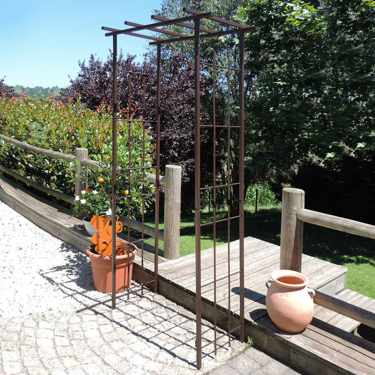 découvrez notre support de pergola robuste et élégant, conçu pour améliorer votre espace extérieur tout en offrant une protection optimale contre le soleil. idéal pour créer un jardin accueillant ou une terrasse agréable.
